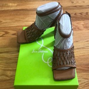 Never worn Sam Edelman Candice Cuoio brown leather heels size 7.